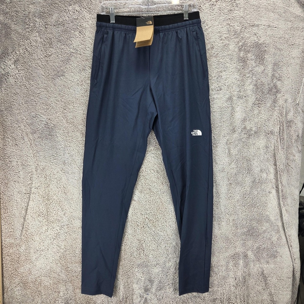 NWT North Face Pants Womens Small Blue Flex Woven Jogger Elastic Waist Running